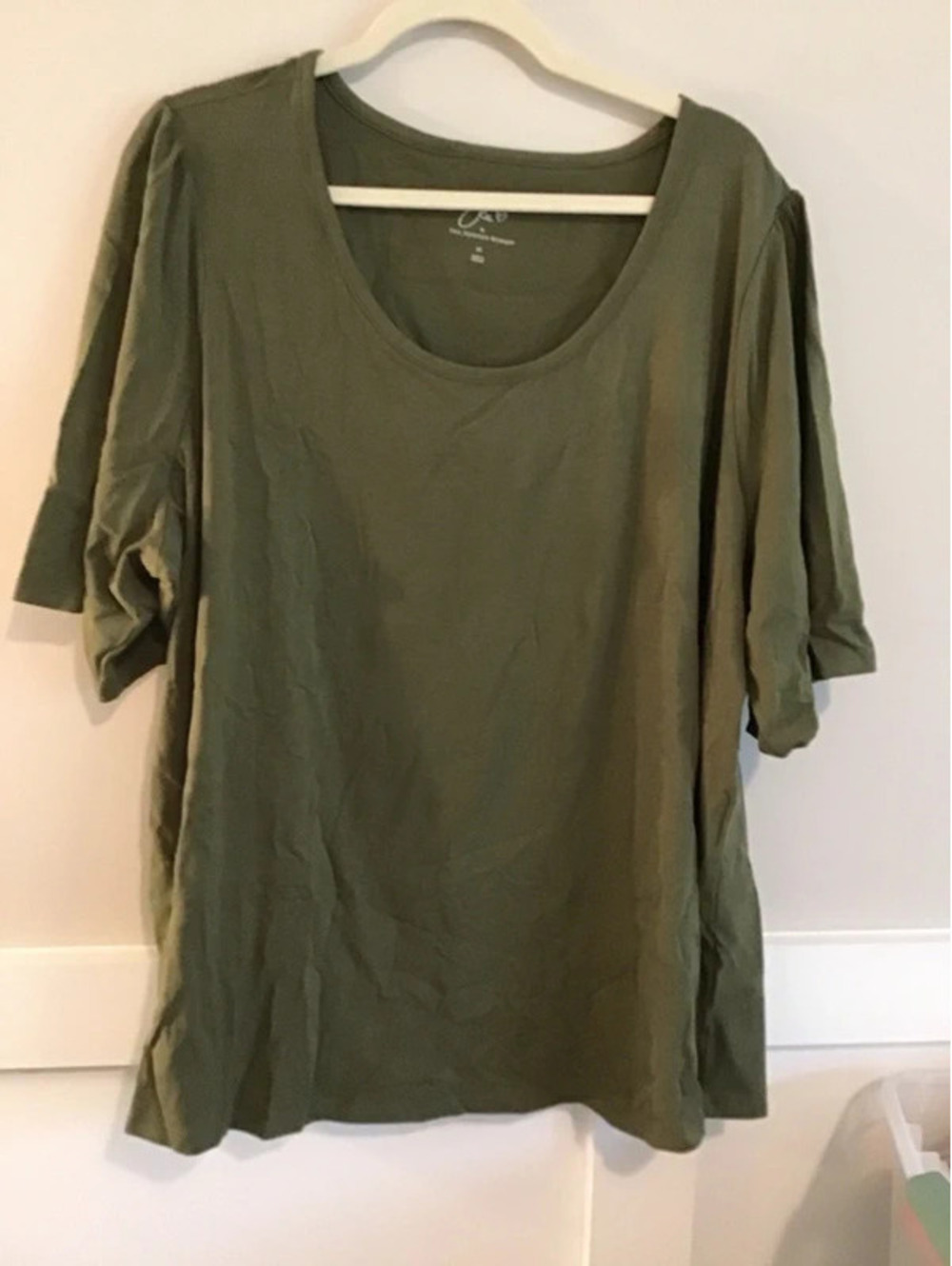 Ree pioneer woman top, 3x, new, elbow sleeve
